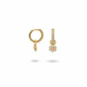 Ladies' Earrings 24KAE 42438Y Golden