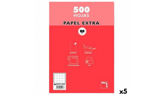 Paper Pacsa EXTRA White A4 500 Sheets (5 Units)