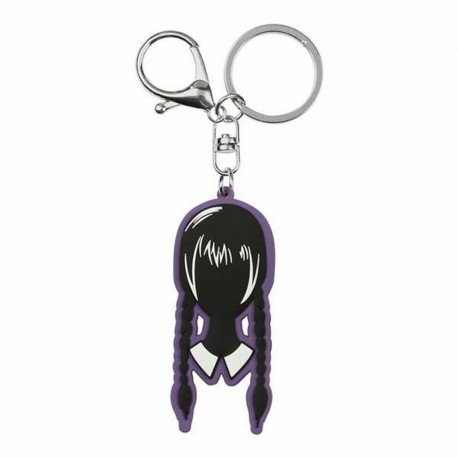 Keychain Wednesday Head Black