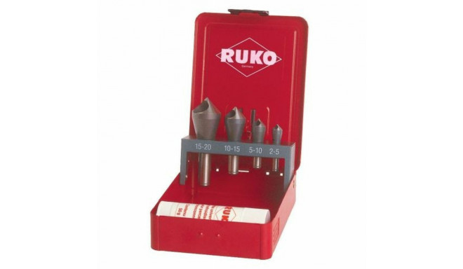 Countersink Set (Countersinks) RUKO High speed steel (HSS) 4 Pieces