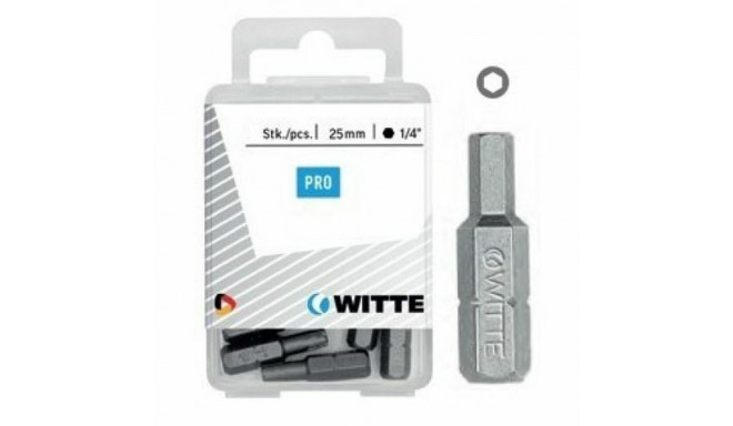 Bit set WITTE Hex Hexagonal 10 Units