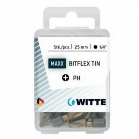 Bit set WITTE PH 1 BITFLEX TIN PH1 5 Units