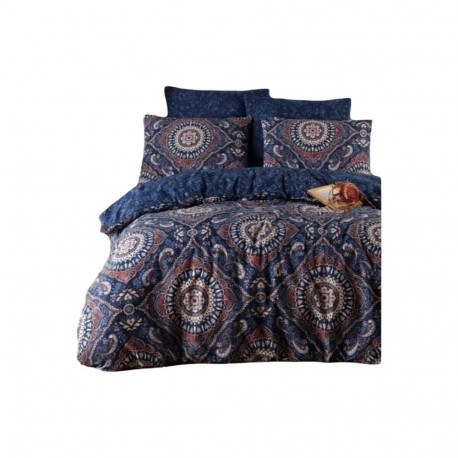Duvet cover set Blue Super king 3 Pieces