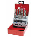 Puurikomplekt RUKO Kiirlõiketeras (HSS) Märki DIN 338 25 Tükid, osad (25 Ühikut)