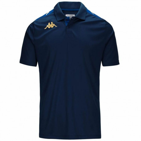 Polo lühikeste varrukatega, meeste Kappa 4Futbol Ghiolo Sinine 2XL