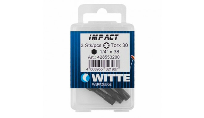 Bit set WITTE TX Torx 3 Units 3 Pieces