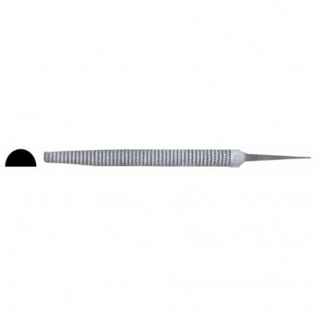 Half round rasp ERIZO 8" Entrefina (limas bean)