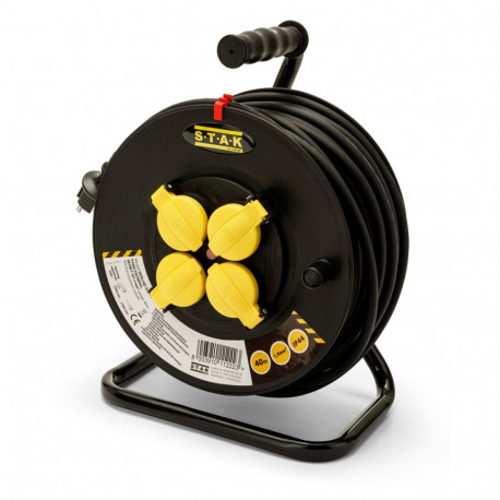 Kaablirullid Stak REELHD 40 m 3 x 1,5 mm 4 Pistikupesad