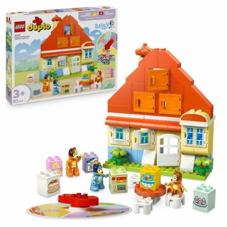 Konstruktsioon komplekt Lego DUPLO 10459 Bluey's Family House with Memory 83 Tükid, osad