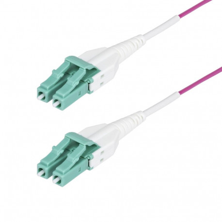Kategooria 6 FTP RJ45 Konnektor Startech OM4RLCLC10M Lilla 10 m