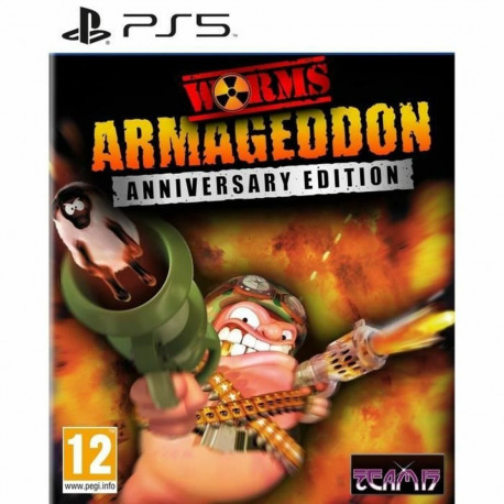 PlayStation 5 Video Game Just For Games Worms Armageddon Anniversary Edition