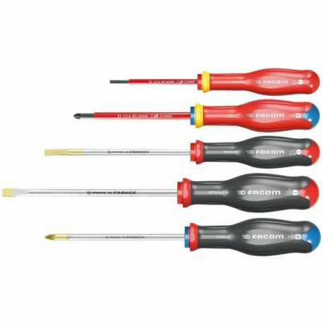Electrician’s Screwdriver Set Facom AT.J5VEPB Multicolour 5 Pieces