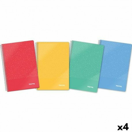 Book of Rings Imprex Din A4 80 Sheets (4 Units)