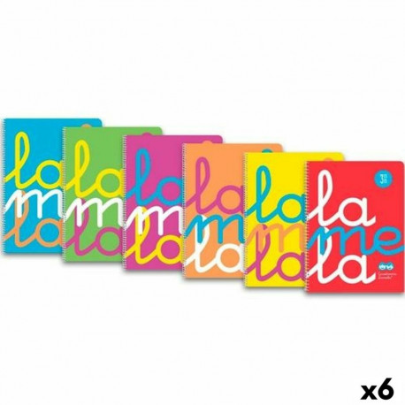 Book of Rings Lamela Quarto 80 Sheets (6 Units)