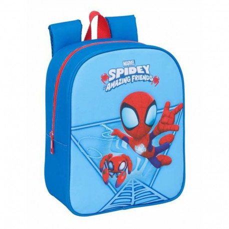 School Bag Spidey Blue 22 x 27 x 10 cm