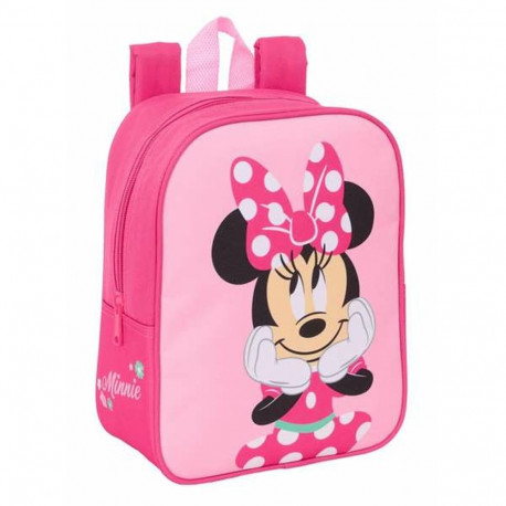 School Bag Minnie Mouse Pink 22 x 27 x 10 cm