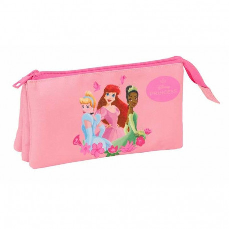 Triple Carry-all Disney Princess Pink 22 x 12 x 3 cm
