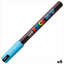 Fluorestseeruv Marker POSCA PC-1MR Sinine (6 Ühikut)