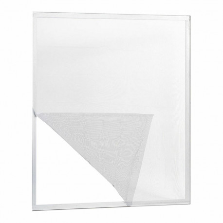 Mosquito net IRS White 150 x 180 cm Fibreglass Windows adhesive