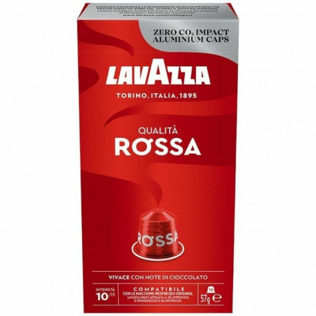 Coffee Capsules Lavazza Qualitá Rossa 10 Pieces (10 Units)