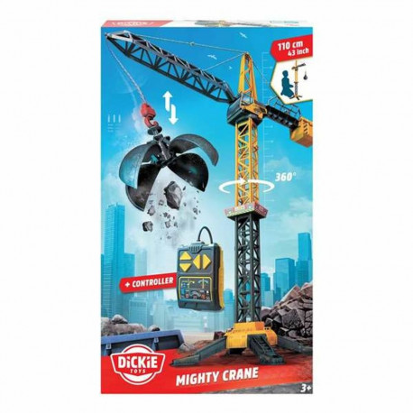 Toy Crane Smoby Mighty Crane Radio control Yellow Grey