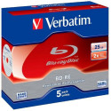 Blu-ray BD-RE Verbatim 25 GB 6x 5 Pieces (10 Units)
