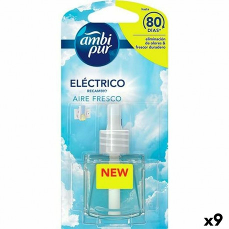 Elektrilise õhuvärskendaja lisatäited Ambi Pur AIRE FRESCO Puhas õhk 21,5 ml (9 Ühikut)
