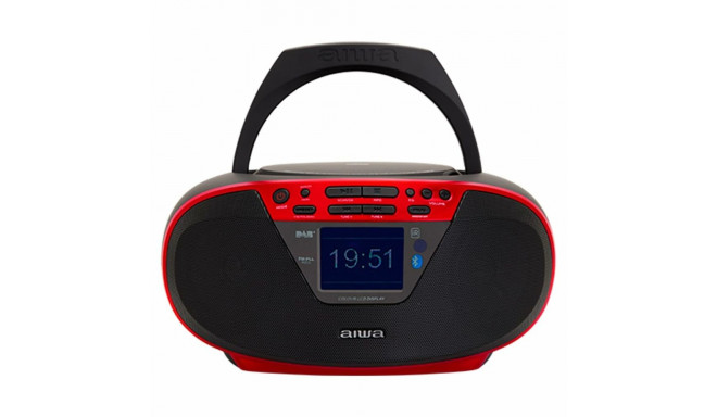 Raadio-CD-MP3-mängija Aiwa BBTU500DAB/RD Punane FM
