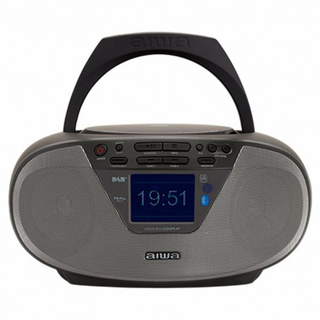 Raadio-CD-MP3-mängija Aiwa BBTU500DAB/BK Must FM