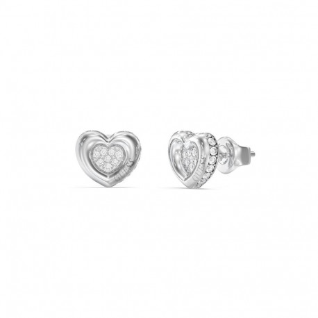 Ladies' Earrings Guess JUBE05466JWRHT-U Silver