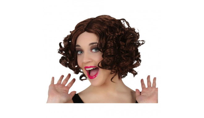 Wigs Brown Curled