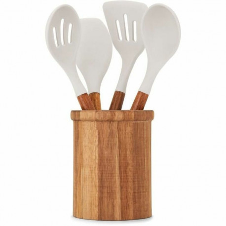 Kitchen Utensils Set Livoo MES153G White 5 Pieces (4 Units)