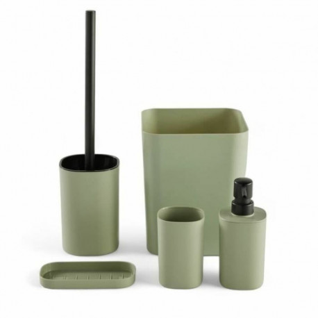 Bath Set TODAY HOY Green Plastic Modern (5 Units)