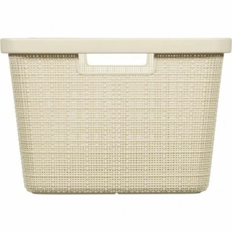 Laundry Basket Curver Yute White Plastic 45 L