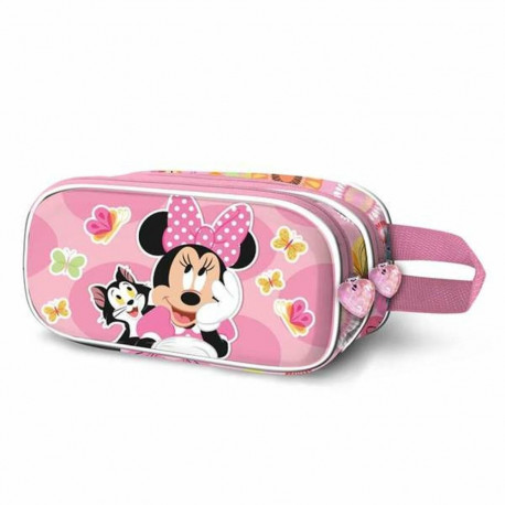 Double Carry-all Minnie Mouse Kitten Pink 22 x 8 x 9,5 cm 3D