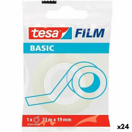 Kleeplint TESA Läbipaistev polüpropüleen 19 mm x 33 m (24 Ühikut)