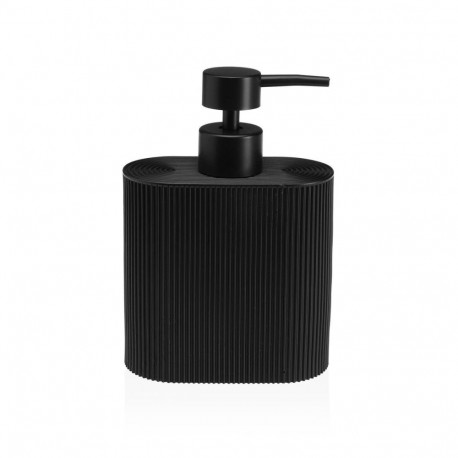 Soap Dispenser Versa Black Resin ABS 5,5 X 17 X 11 CM