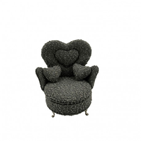 Ehteaegas Versa Hall Polüester Metall Peegel Puit MDF 12 x 19 x 18 cm Tugitool