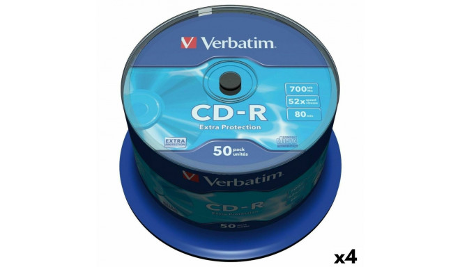 CD-R Verbatim Extra Protection 700 MB 52x 50 Pieces (4 Units)