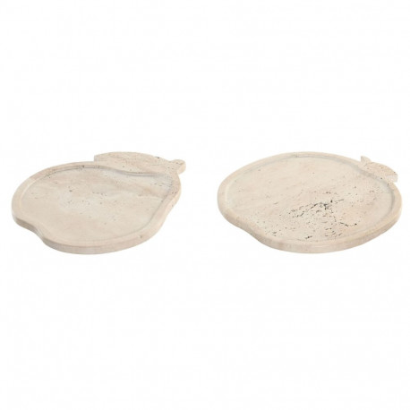 Dekoratiivkuju Home ESPRIT Beež Skandinaavia 30 X 27 X 1,8 CM (2 Ühikut)