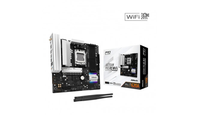 Emaplaat ASRock A620AM PRO RS WIFI AMD AM5 AMD A620