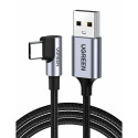 USB A to USB-C Cable Ugreen 50942 Black 2 m