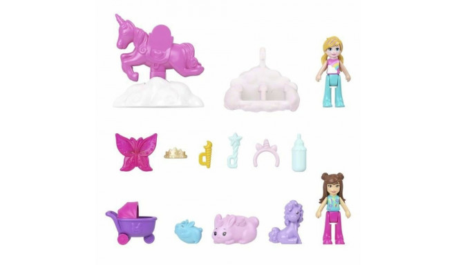 Playset Polly Pocket 16 Tükid, osad