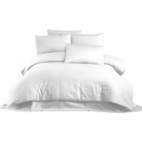 Duvet cover set White Super king 3 Pieces