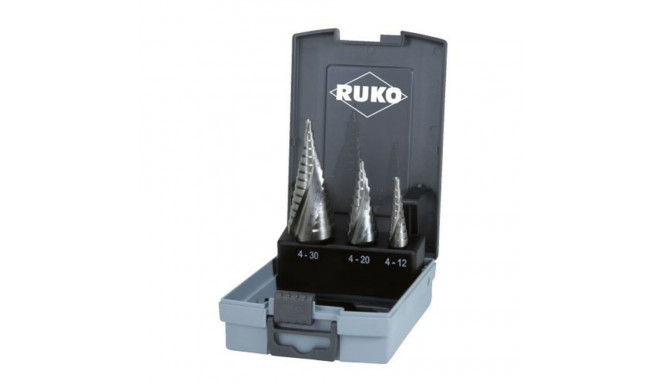 Puurikomplekt RUKO 101026RO Kiirlõiketeras (HSS) Märki 3 Tükid, osad