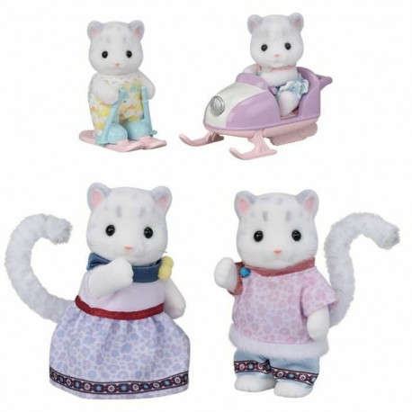 Playset Sylvanian Families Snow Leopard Family Multicolour