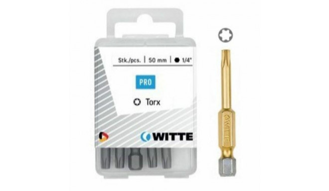 Bit set WITTE TX Torx 5 Units