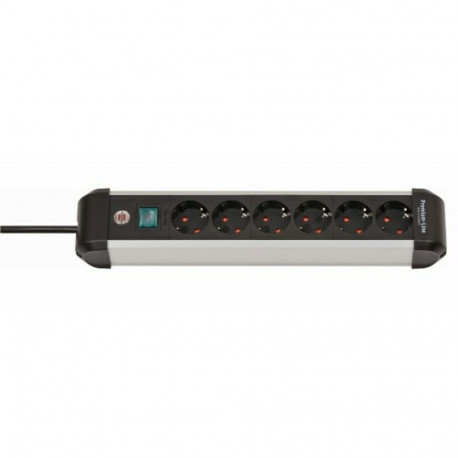 Power Socket - 6 Sockets with Switch Brennenstuhl Premium-Alu-Line 3500 W (3 m)