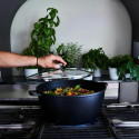 Casserole with lid Baumalu Black 13,4 L Ø 36 cm