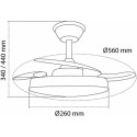 Ceiling Fan CristalRecord White Ø 55 cm Ceiling Fan CristalRecord White Ø 55 cm